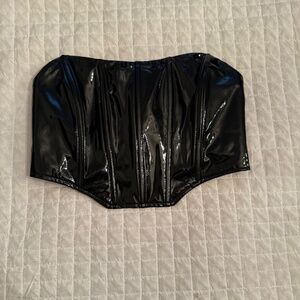 NWOT Black Crop Top